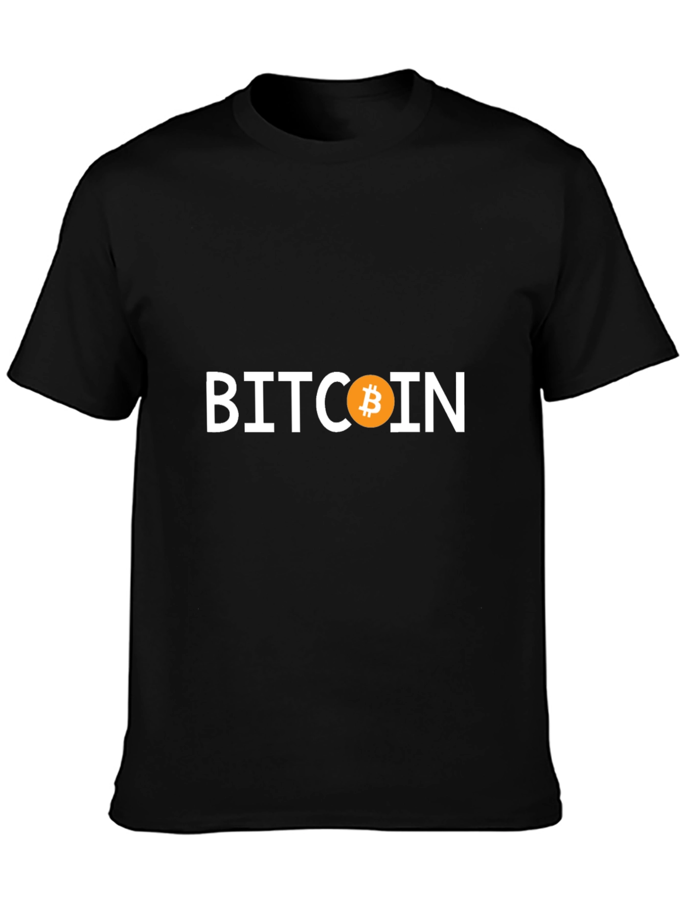 Bitcoin T-Shirt - Crypto Fan Apparel - Black Tee