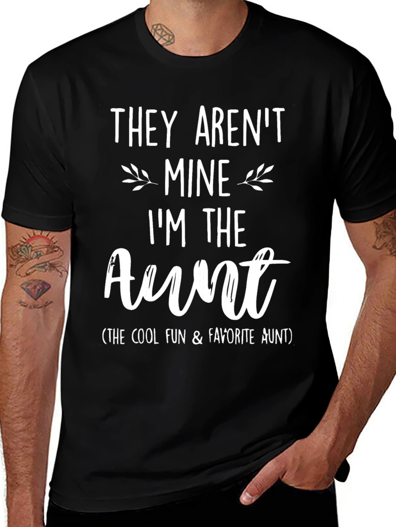 Funny Aunt T-Shirt - They Arent Mine Graphic Tee