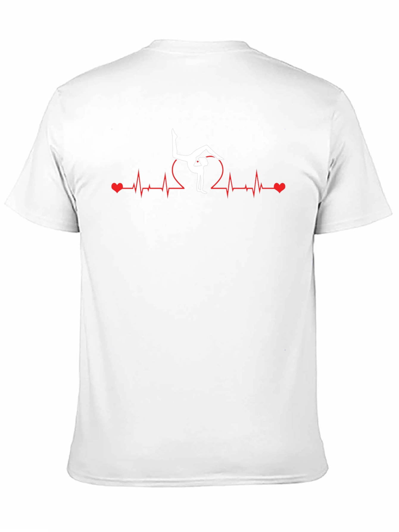 Gymnast Heartbeat Graphic Tee - Black