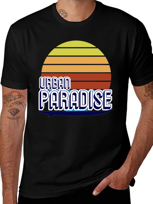 Urban Paradise Graphic T-Shirt - Retro Style