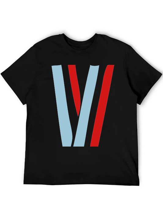 Retro Racing Stripe T-Shirt - Stylish Motorsport Tee