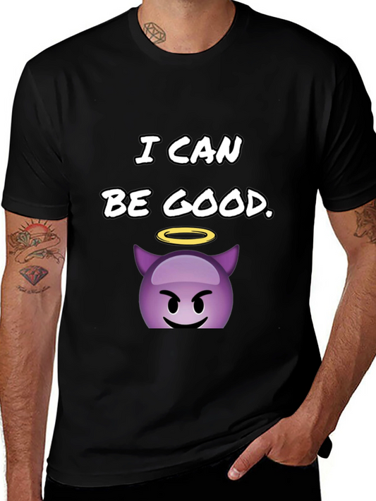 I Can Be Good T-Shirt - Devil Emoji