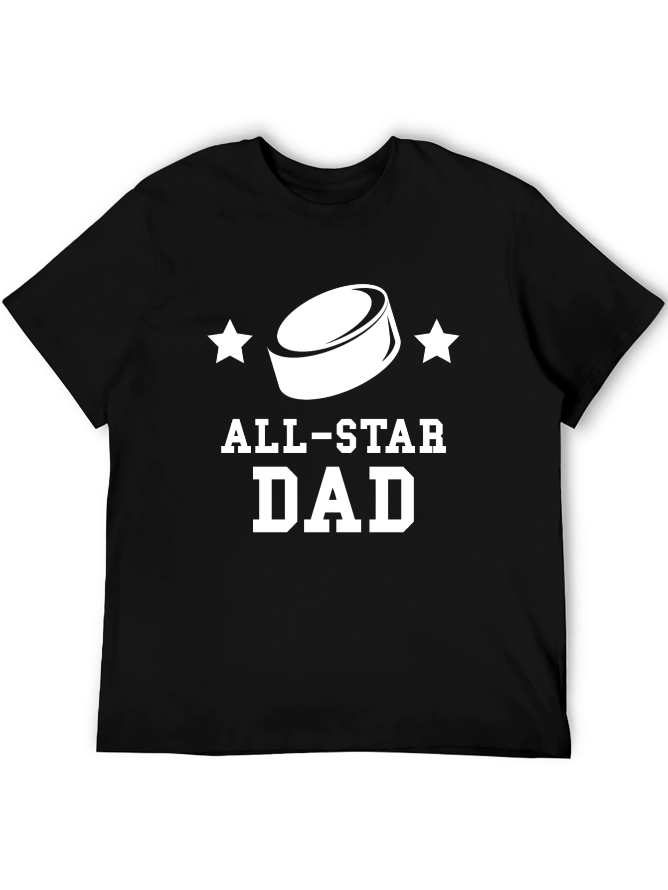 All-Star Dad Black Graphic T-Shirt