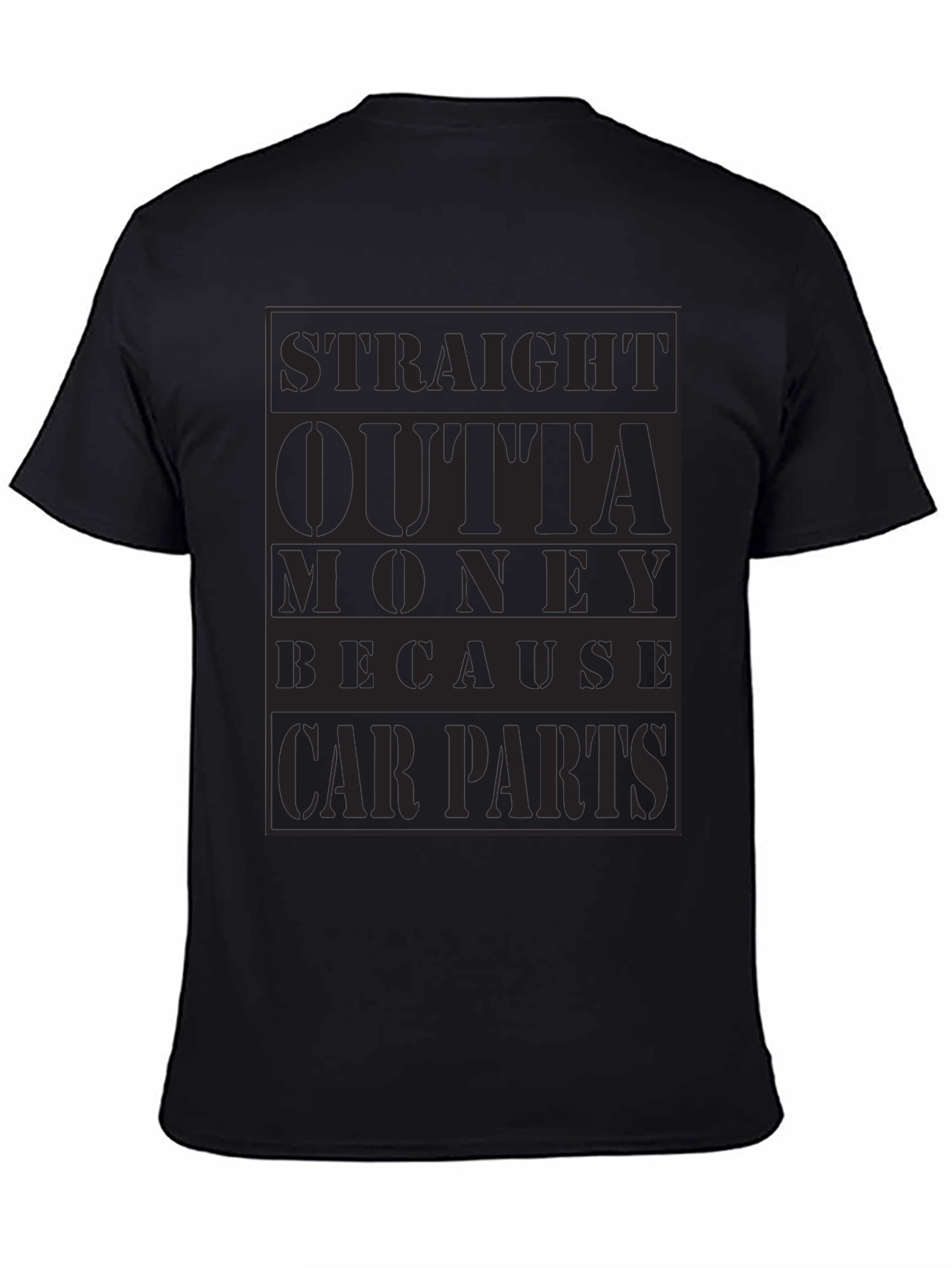 Straight Outta Money Car Parts T-Shirt