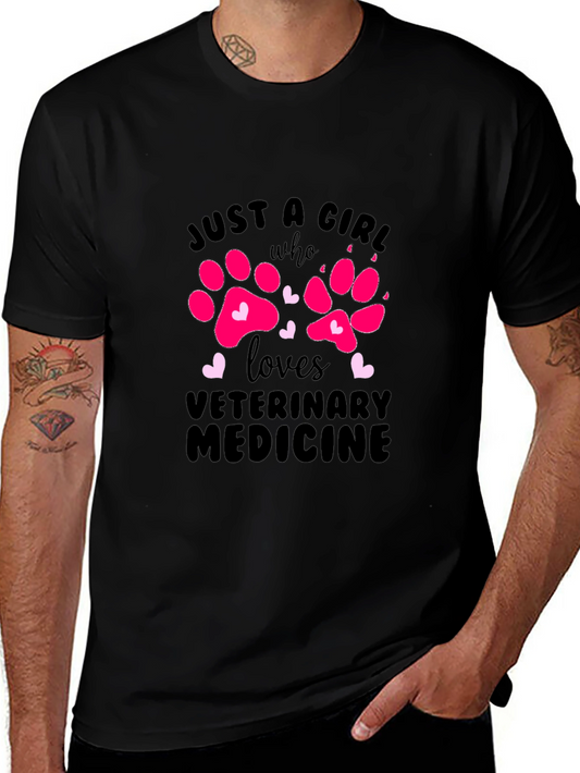 Just a Girl Who Loves Veterinary Medicine T-Shirt