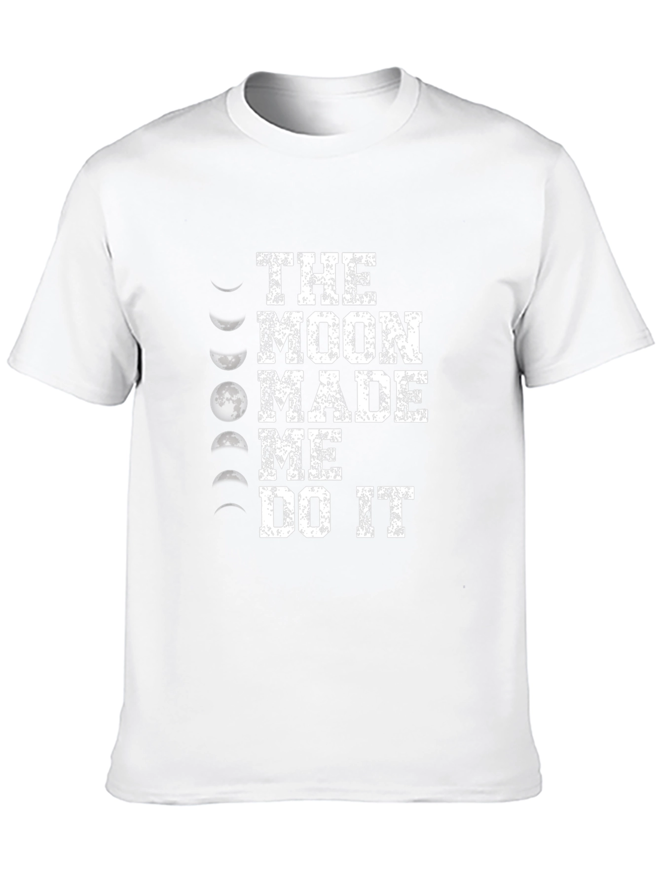 Moon Made Me Do It Graphic T-Shirt - Black