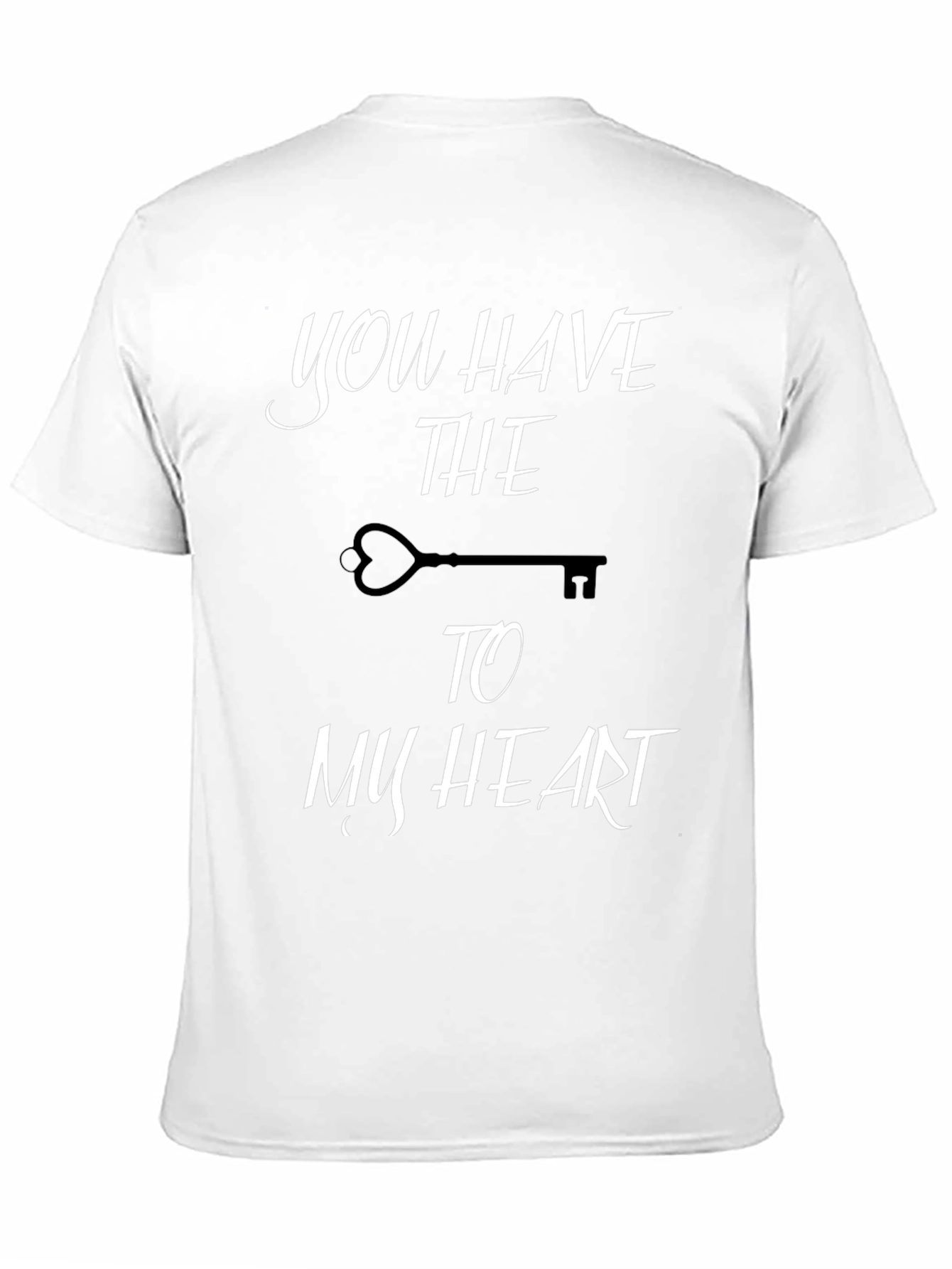 You Have the Key To My Heart Black T-Shirt