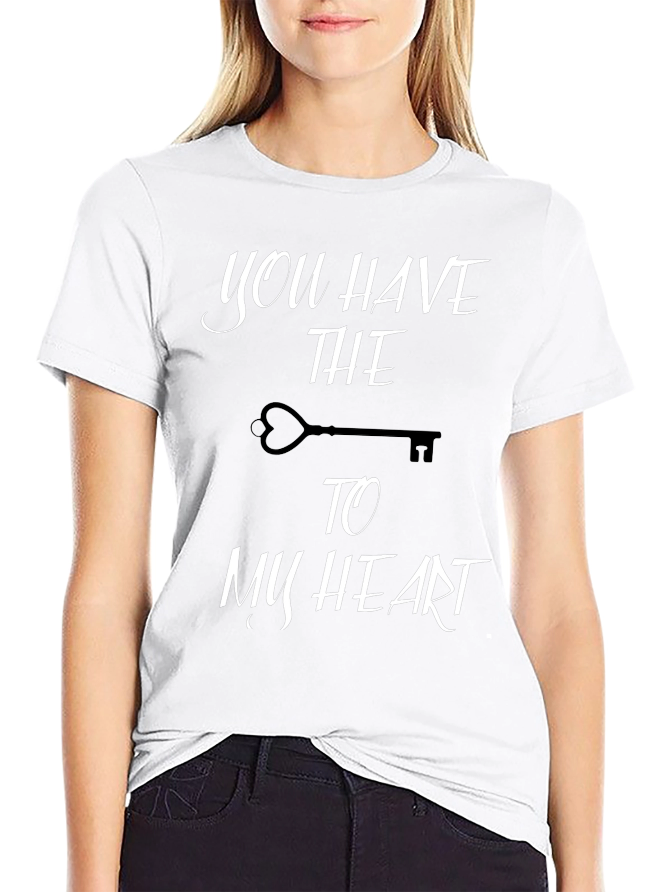 You Have the Key To My Heart Black T-Shirt