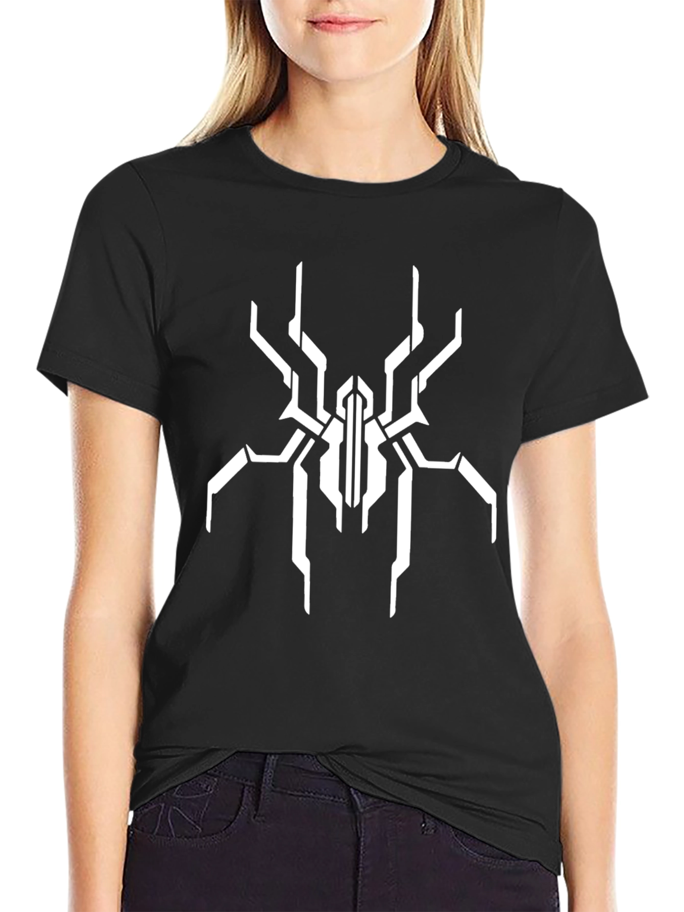 Tech Spider Graphic Black T-Shirt