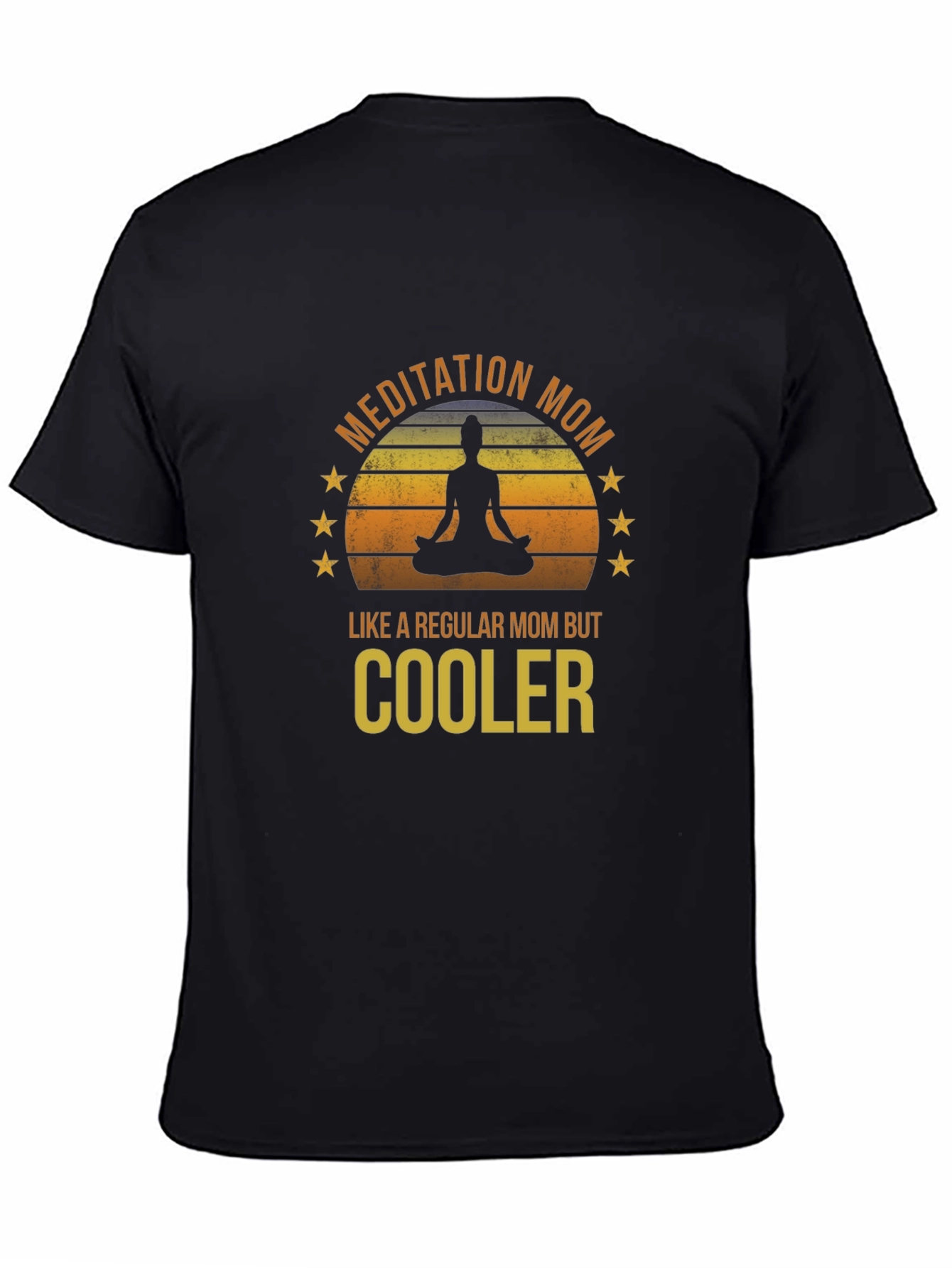 Meditation Mom Graphic T-Shirt - Yoga Lover Gift