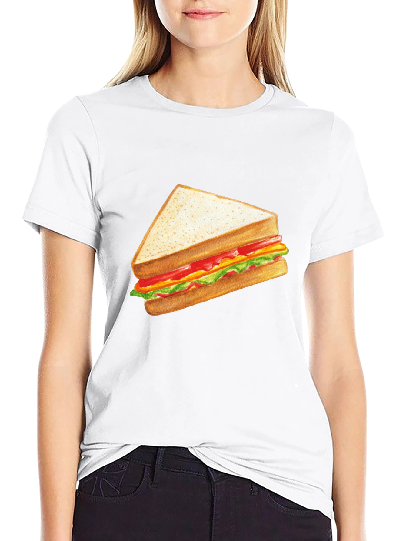 Sandwich Graphic Black T-Shirt