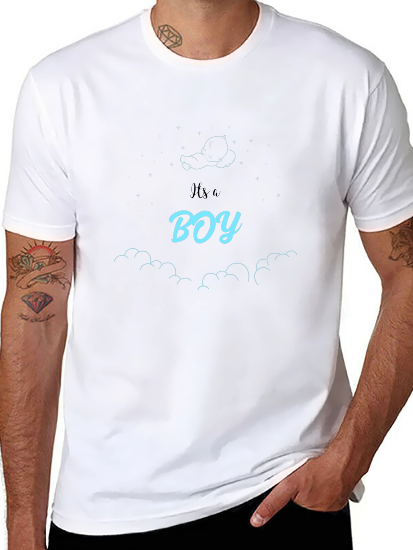 Its A Boy Graphic Tee - Baby Shower Gift