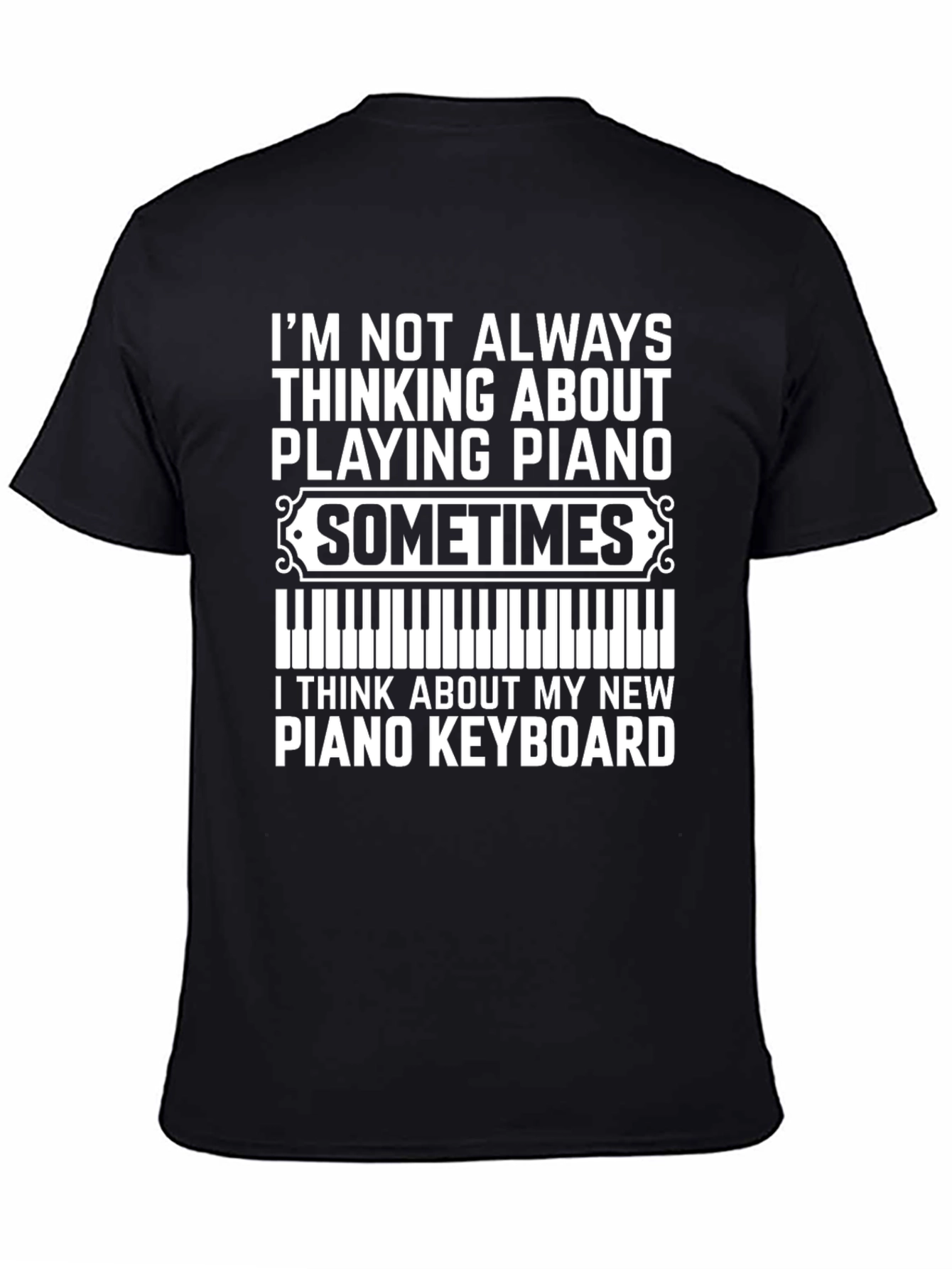 Piano Keyboard Musician T-Shirt