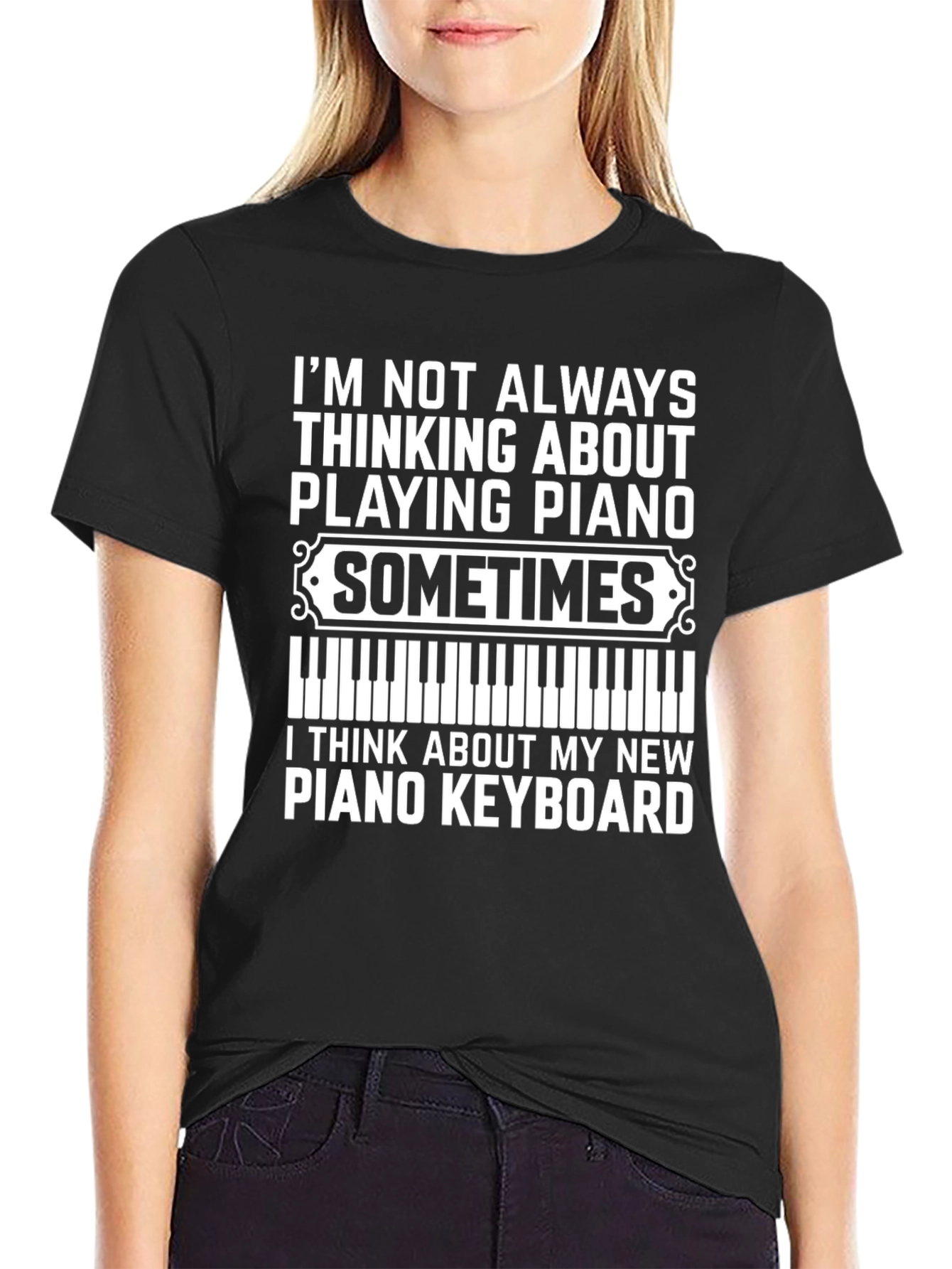 Piano Keyboard Musician T-Shirt