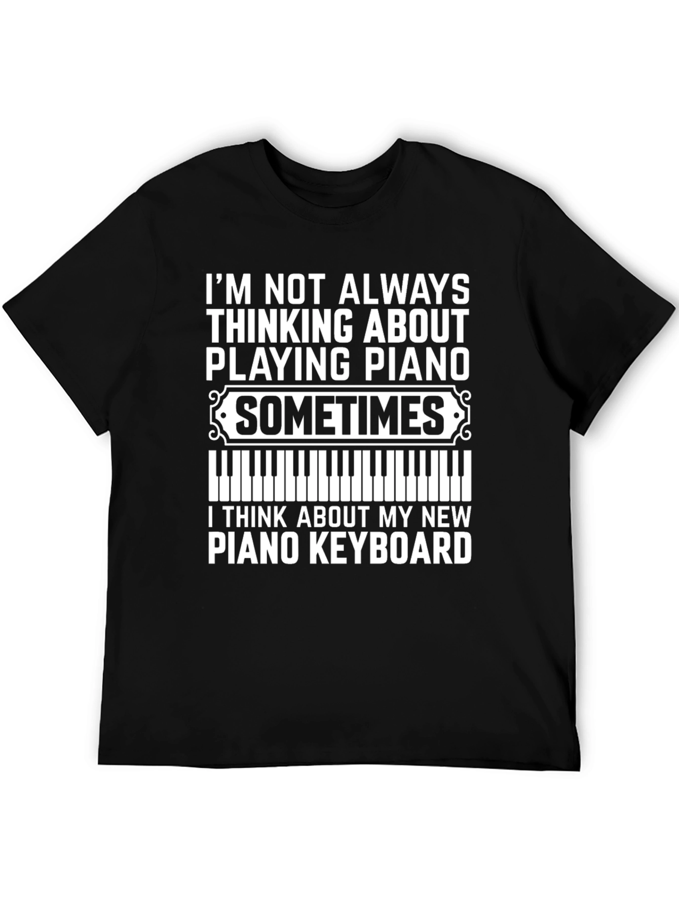 Piano Keyboard Musician T-Shirt