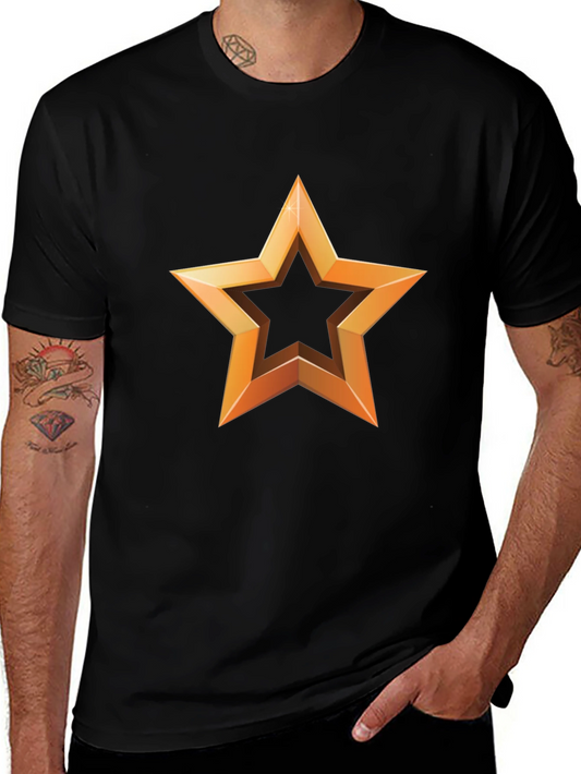 Golden Star Graphic T-Shirt