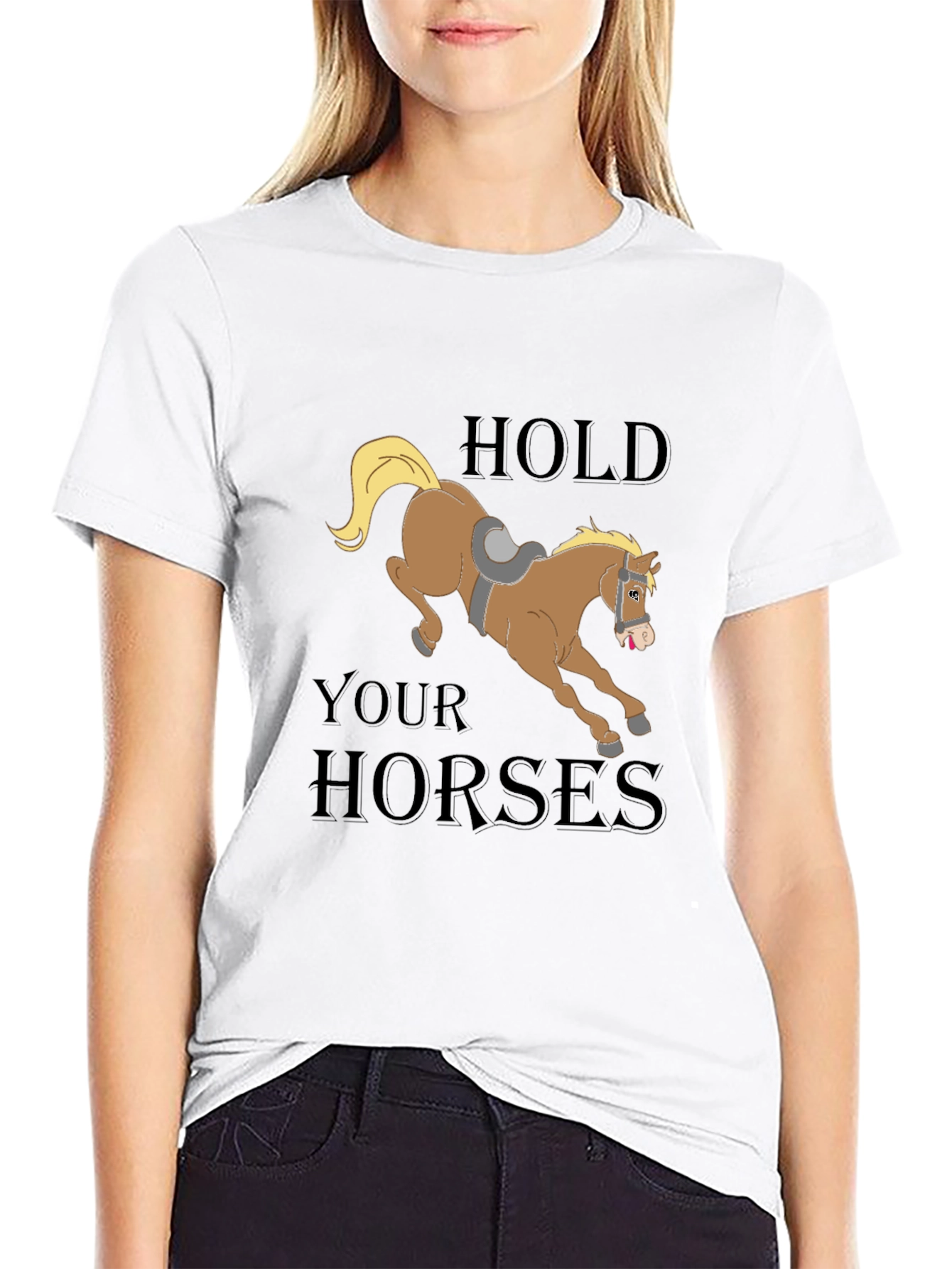 Hold Your Horses Graphic Tee