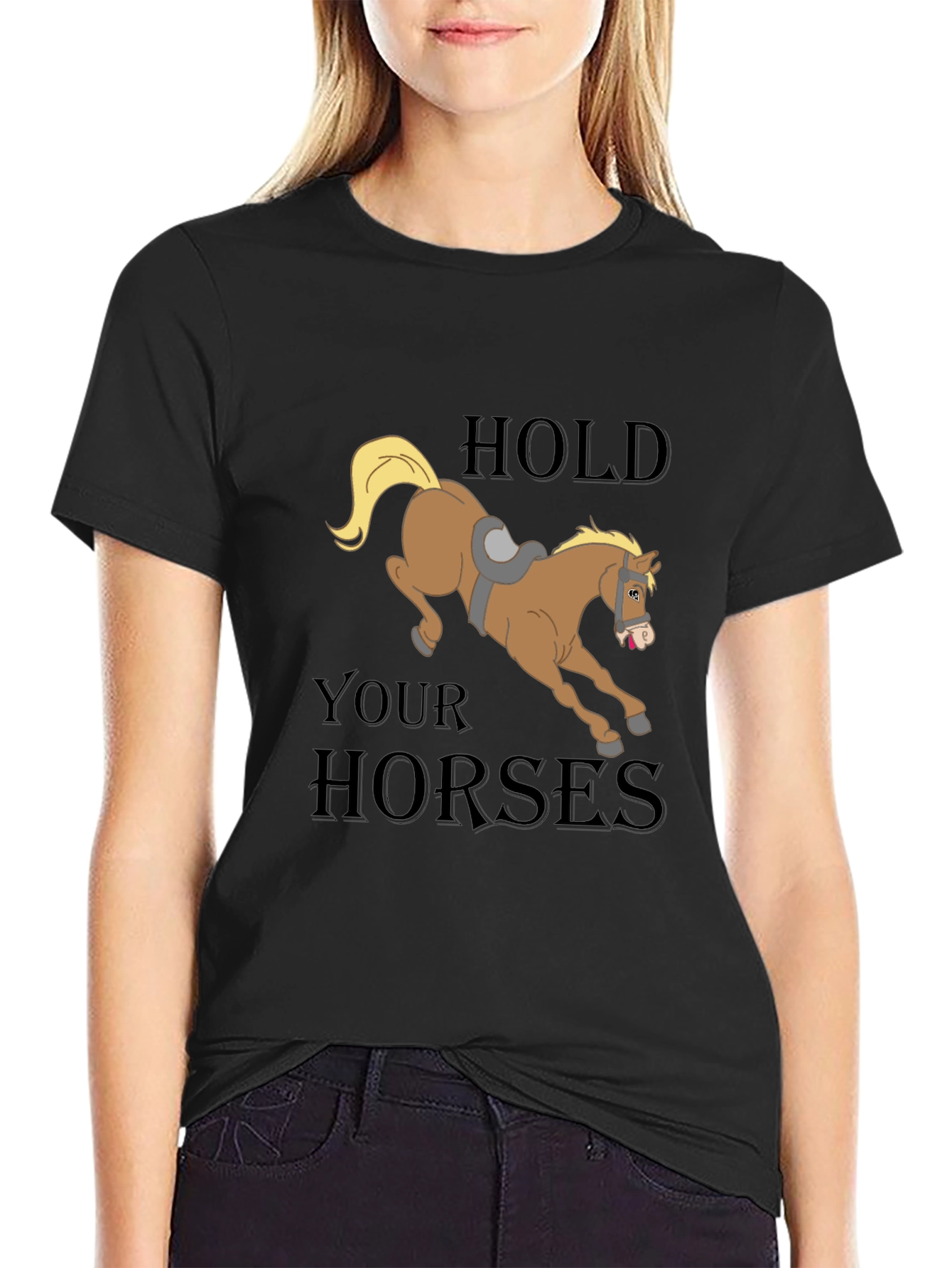 Hold Your Horses Graphic Tee