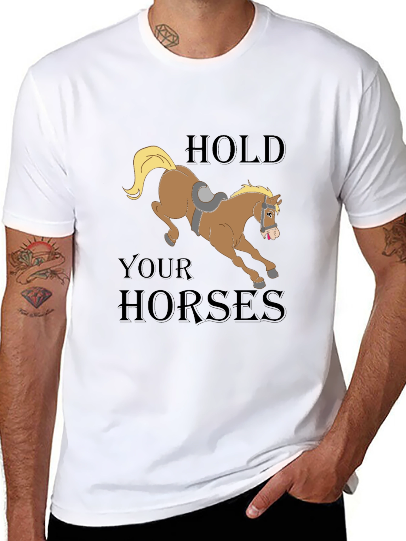 Hold Your Horses Graphic Tee