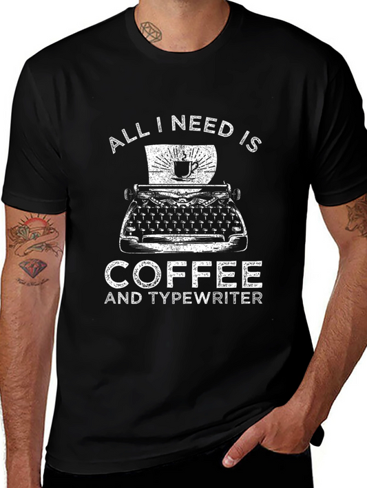 Coffee & Typewriter T-Shirt