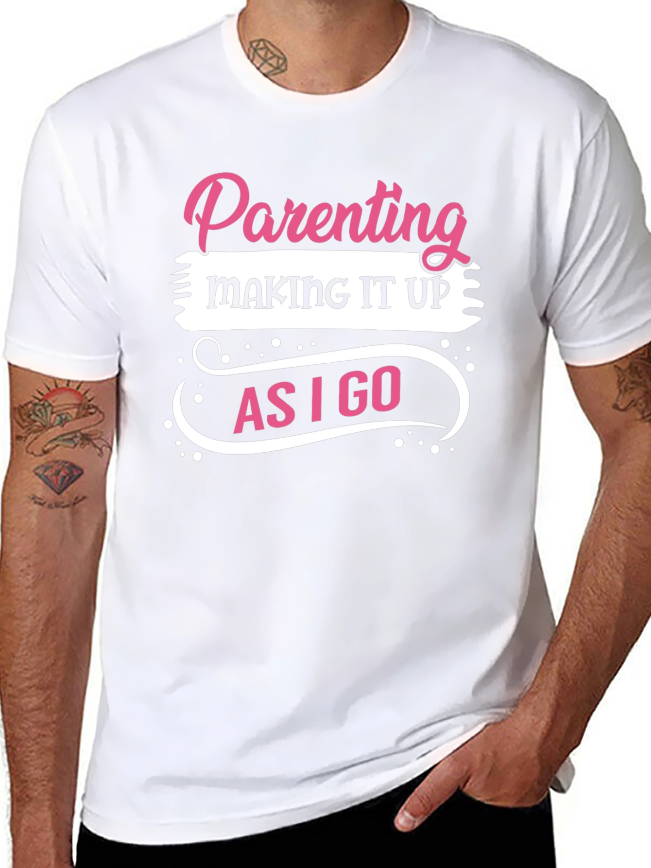 Parenting Making It Up As I Go T-Shirt