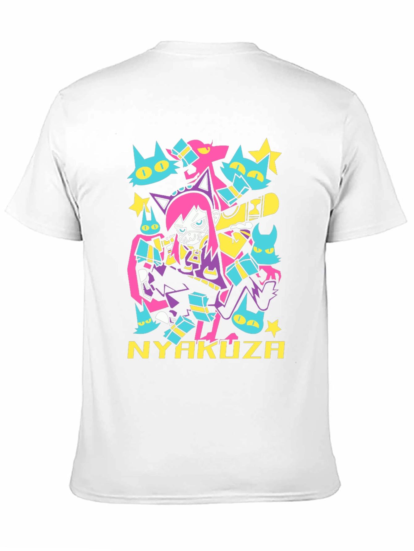 Nyakuza Cats Graphic Tee - Anime Inspired Streetwear