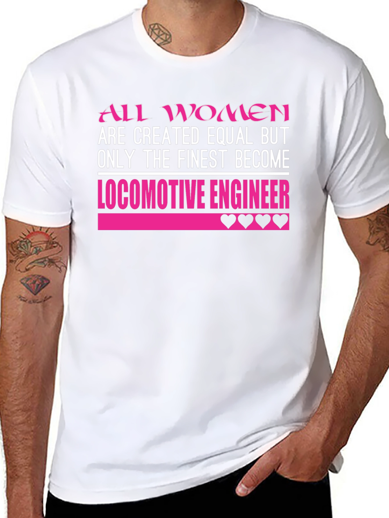 Finest Women Locomotive Engineer T-Shirt