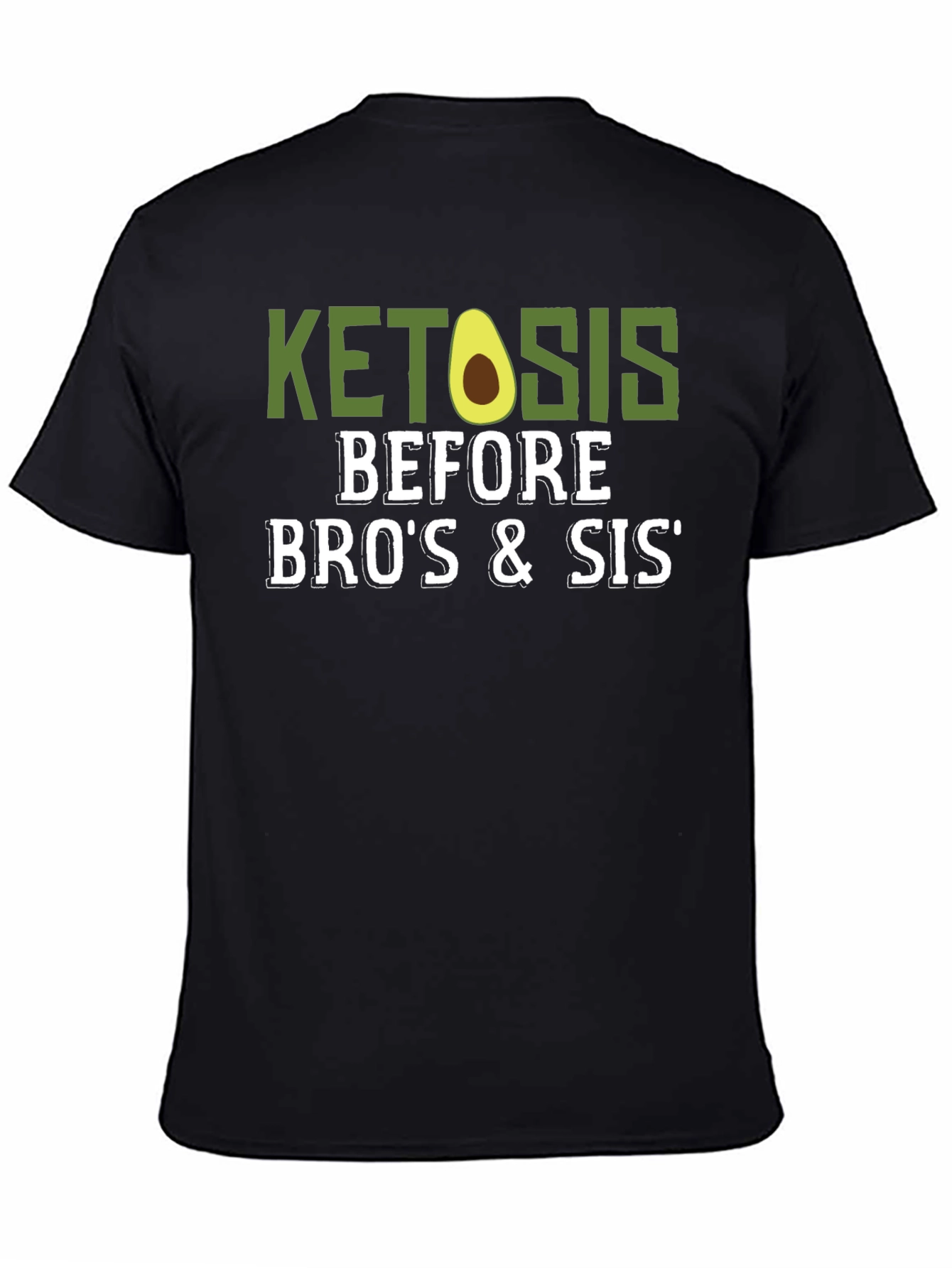 Ketosis Before Bros & Sis Black T-Shirt