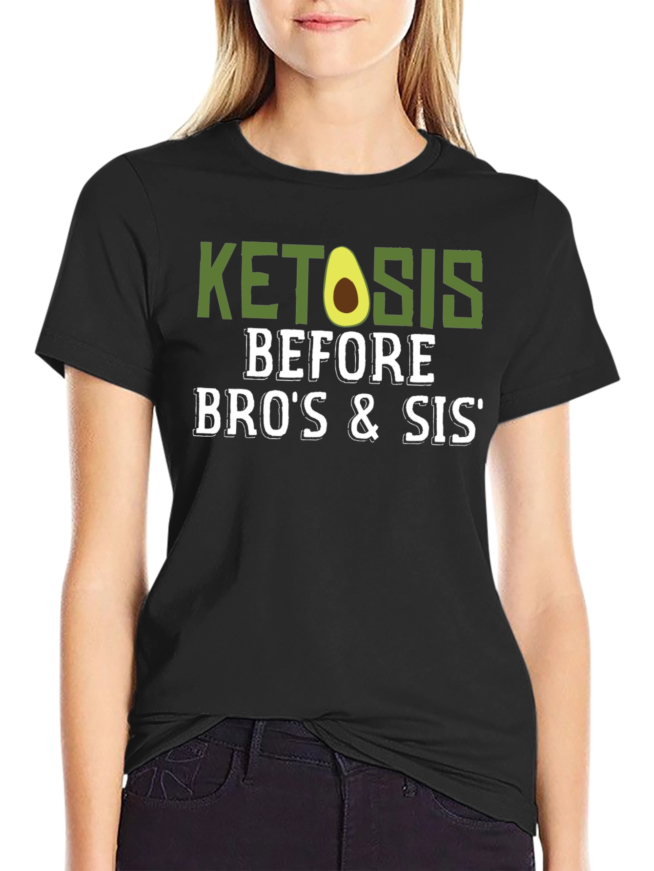 Ketosis Before Bros & Sis Black T-Shirt