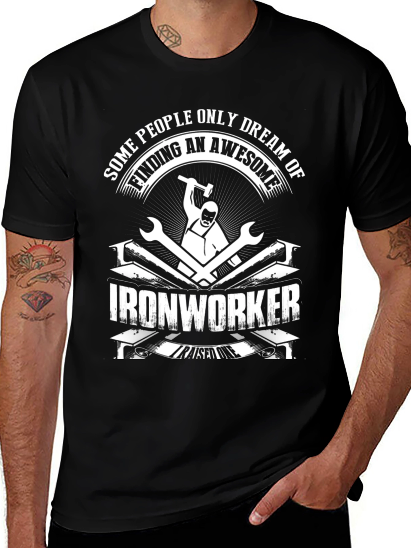 Awesome Ironworker T-Shirt - Dream Job Tee