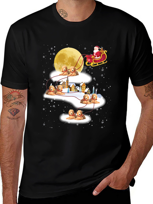 Festive Dog Sleigh T-Shirt
