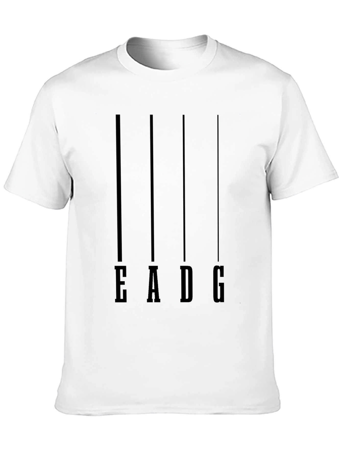 EADG Bass Guitar Tuning Black T-Shirt