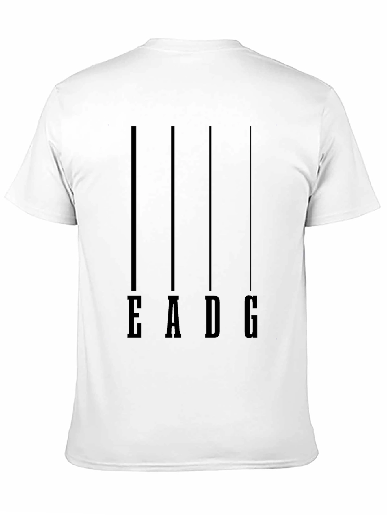 EADG Bass Guitar Tuning Black T-Shirt