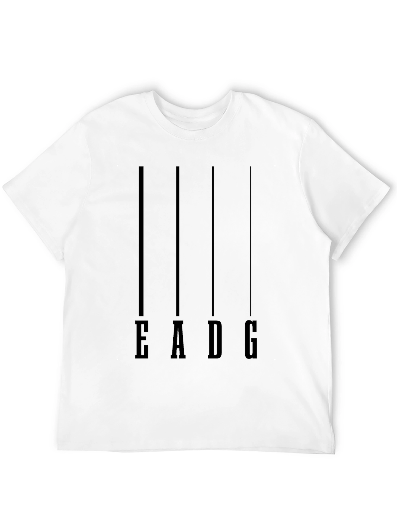 EADG Bass Guitar Tuning Black T-Shirt