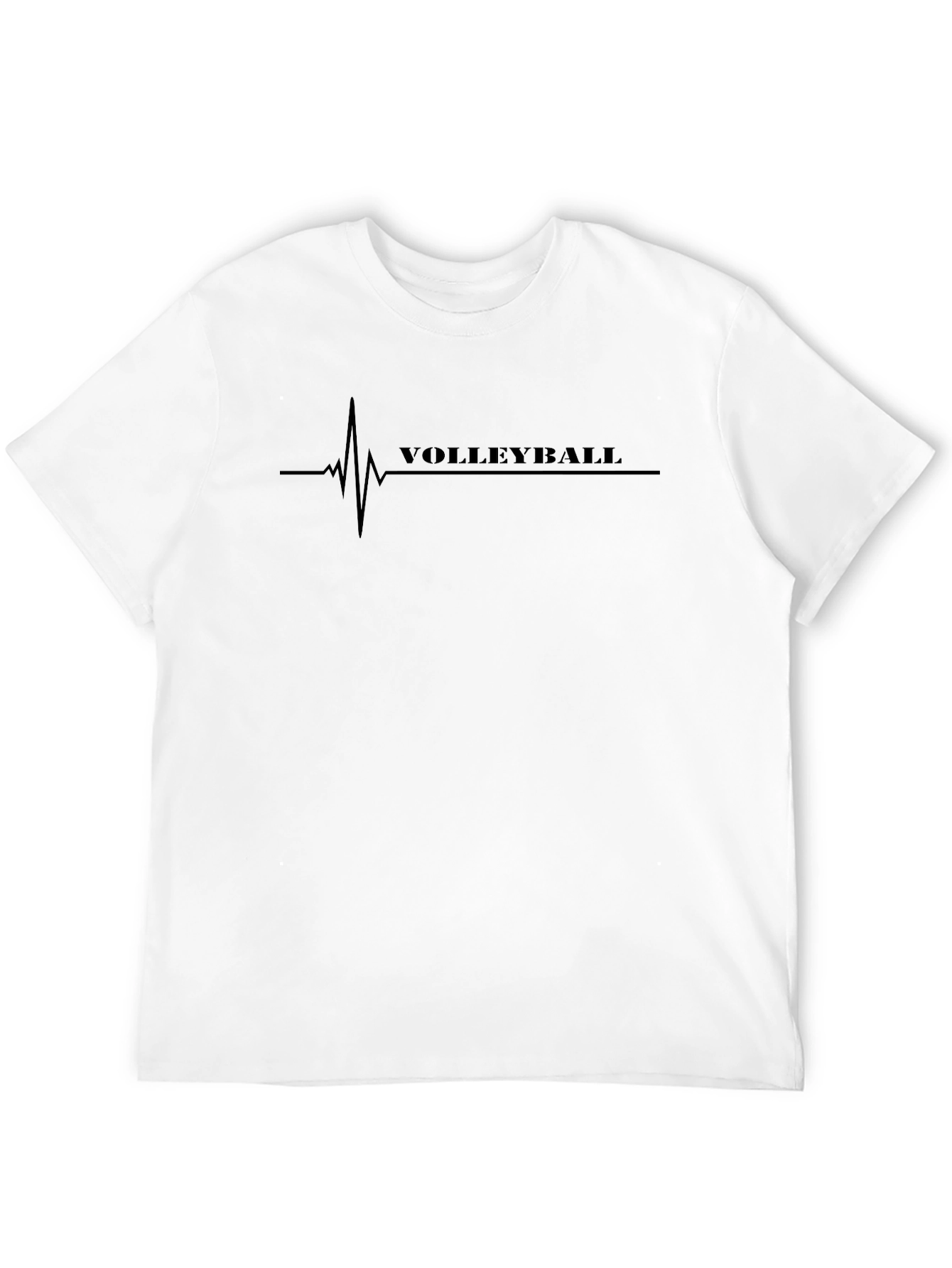 Volleyball Heartbeat T-Shirt - Sporty and Stylish
