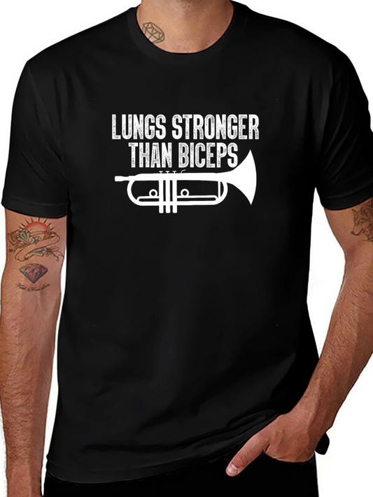 Lungs Stronger Than Biceps Graphic Tee