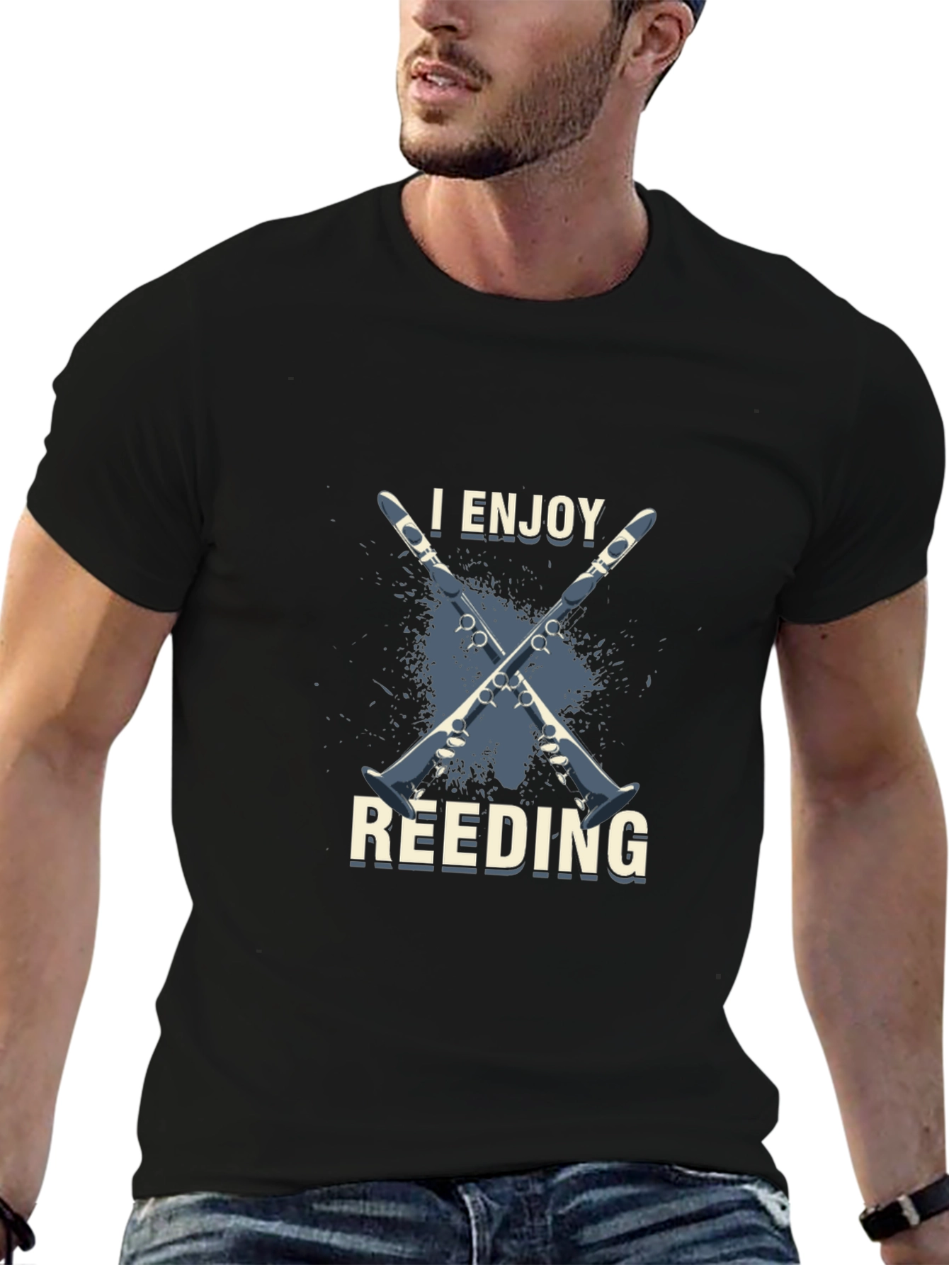 I Enjoy Reeding T-Shirt - Musician Gift