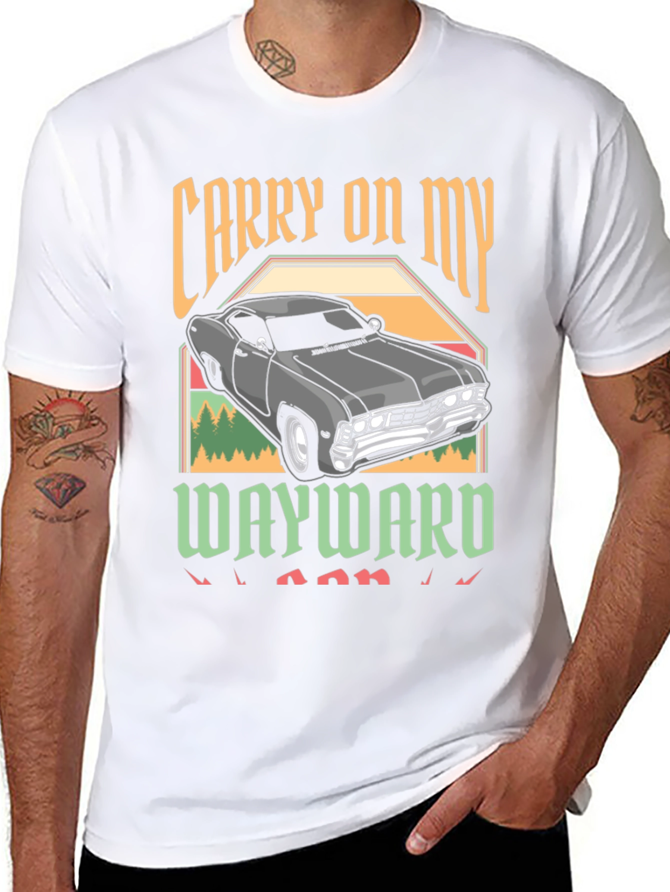 Carry On My Wayward Car T-Shirt