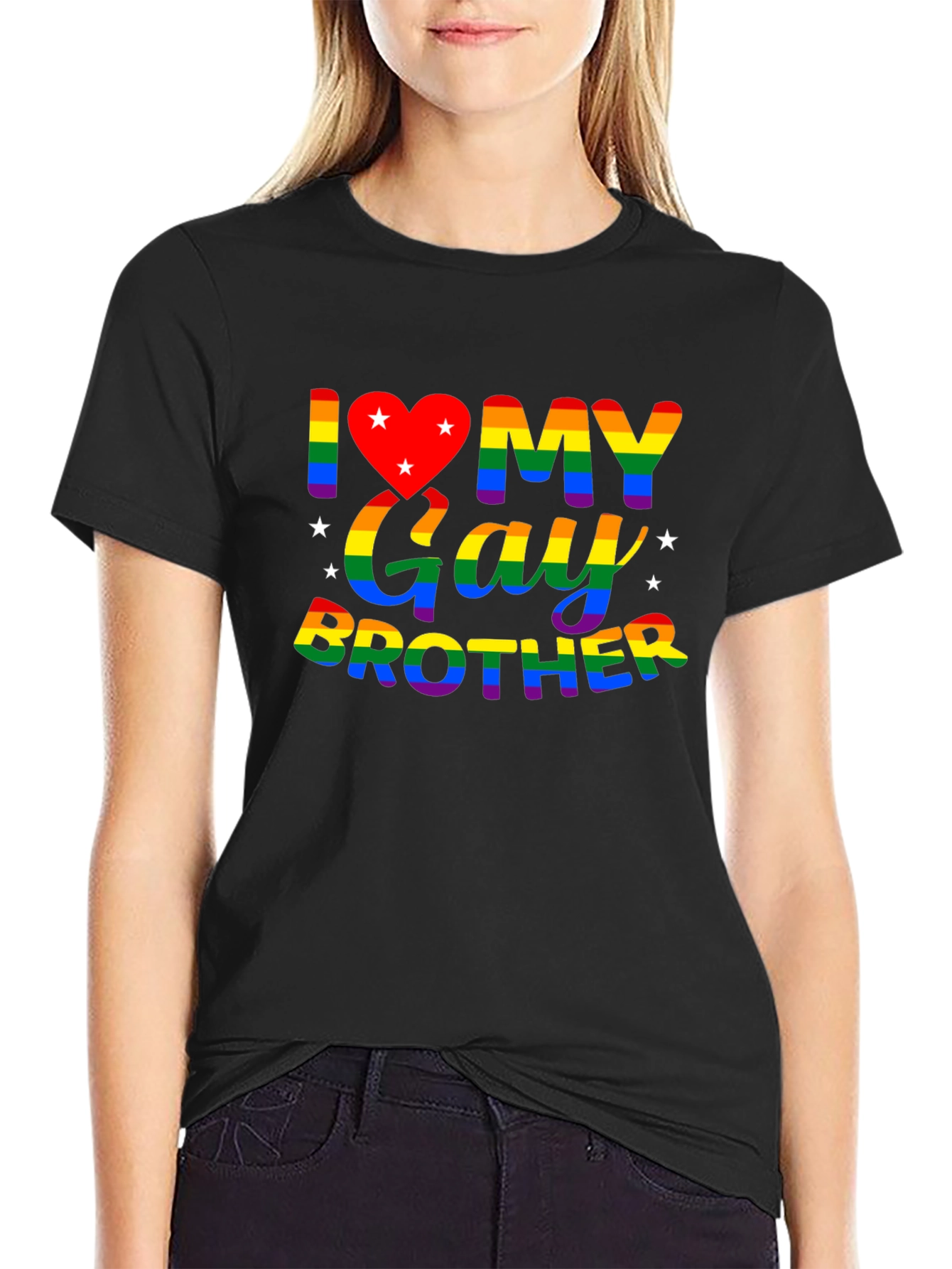 I Heart My Gay Brother Pride T-Shirt