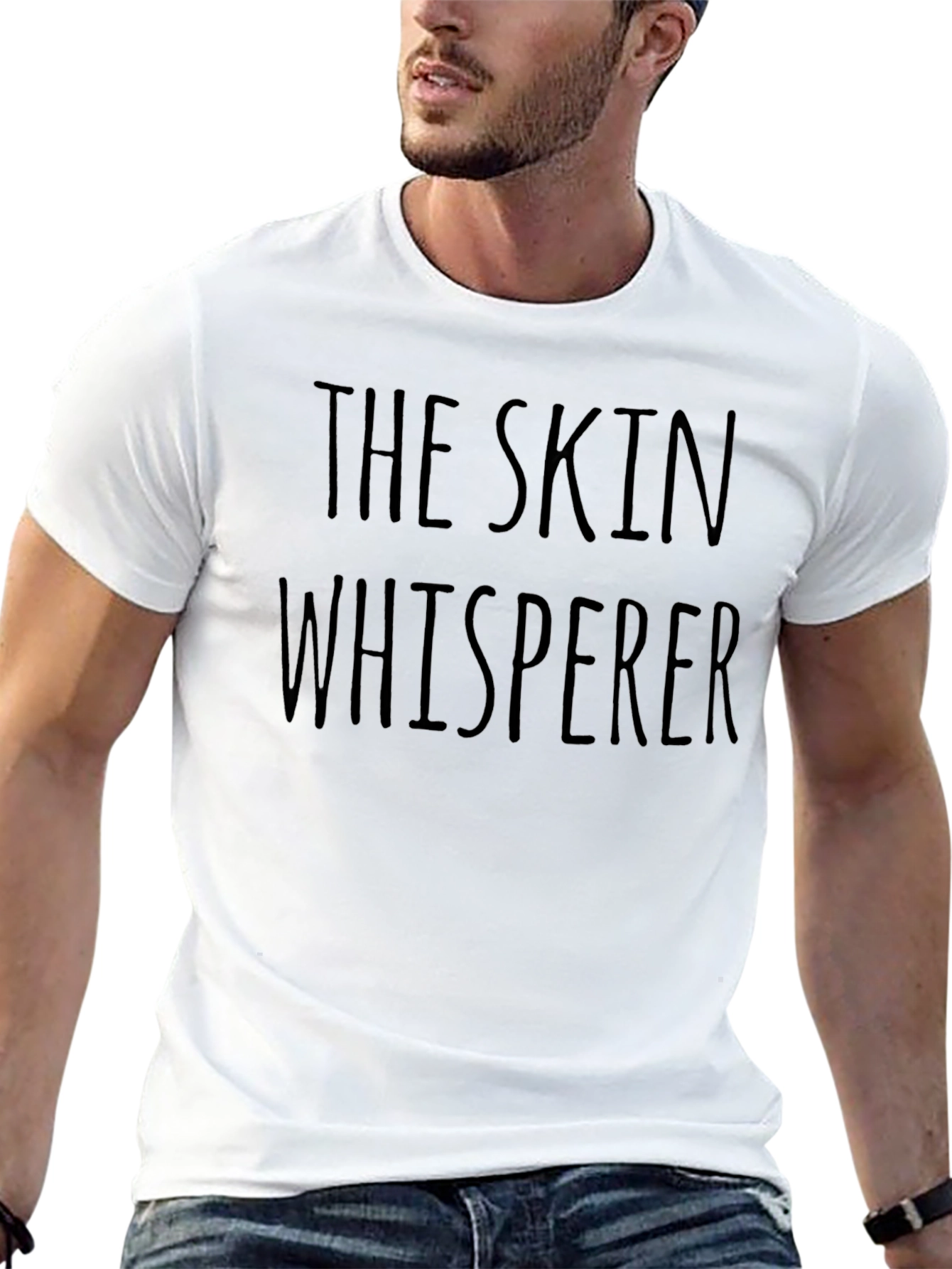 The Skin Whisperer Black Graphic T-Shirt