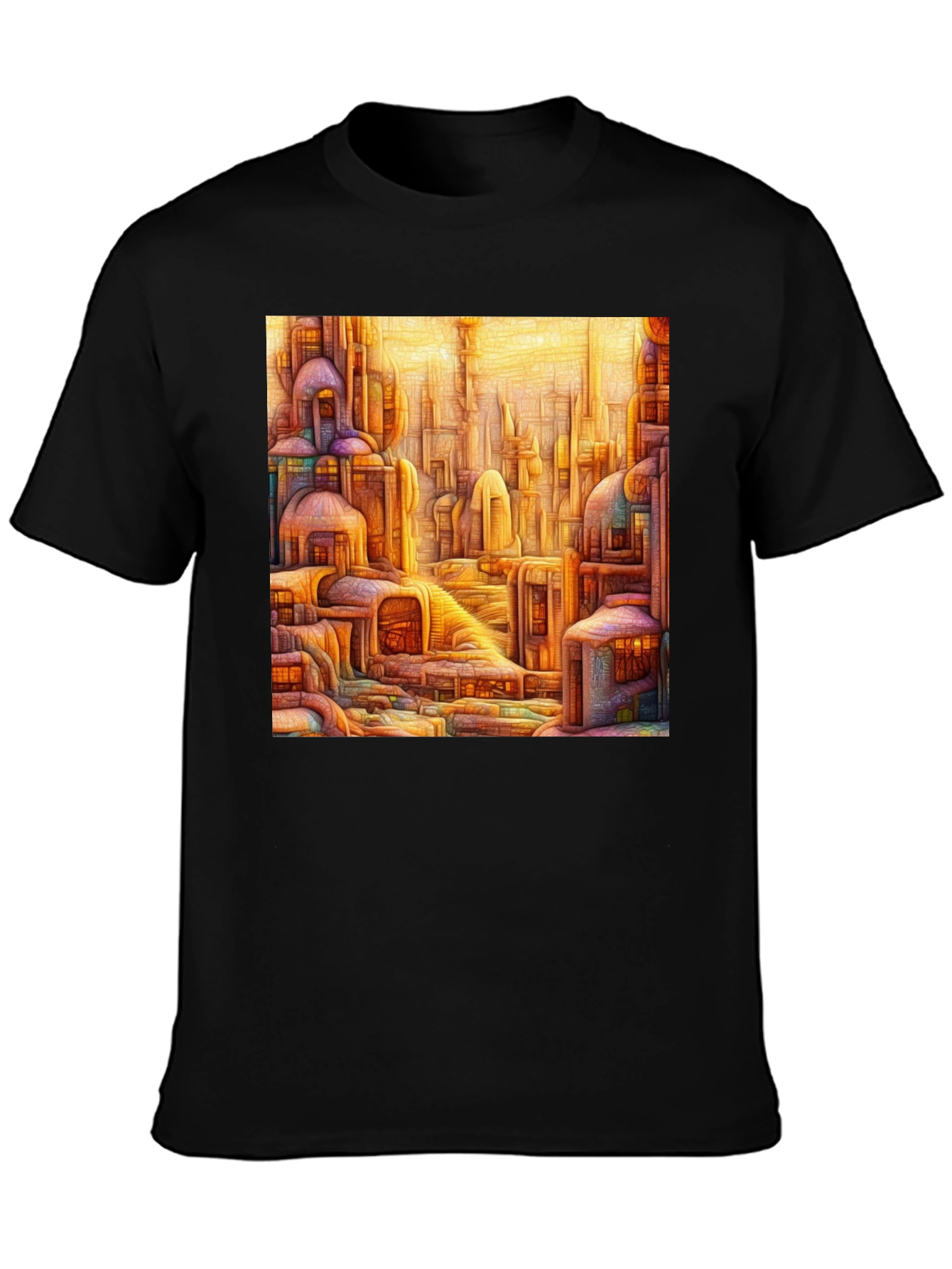 Abstract Cityscape Graphic Tee