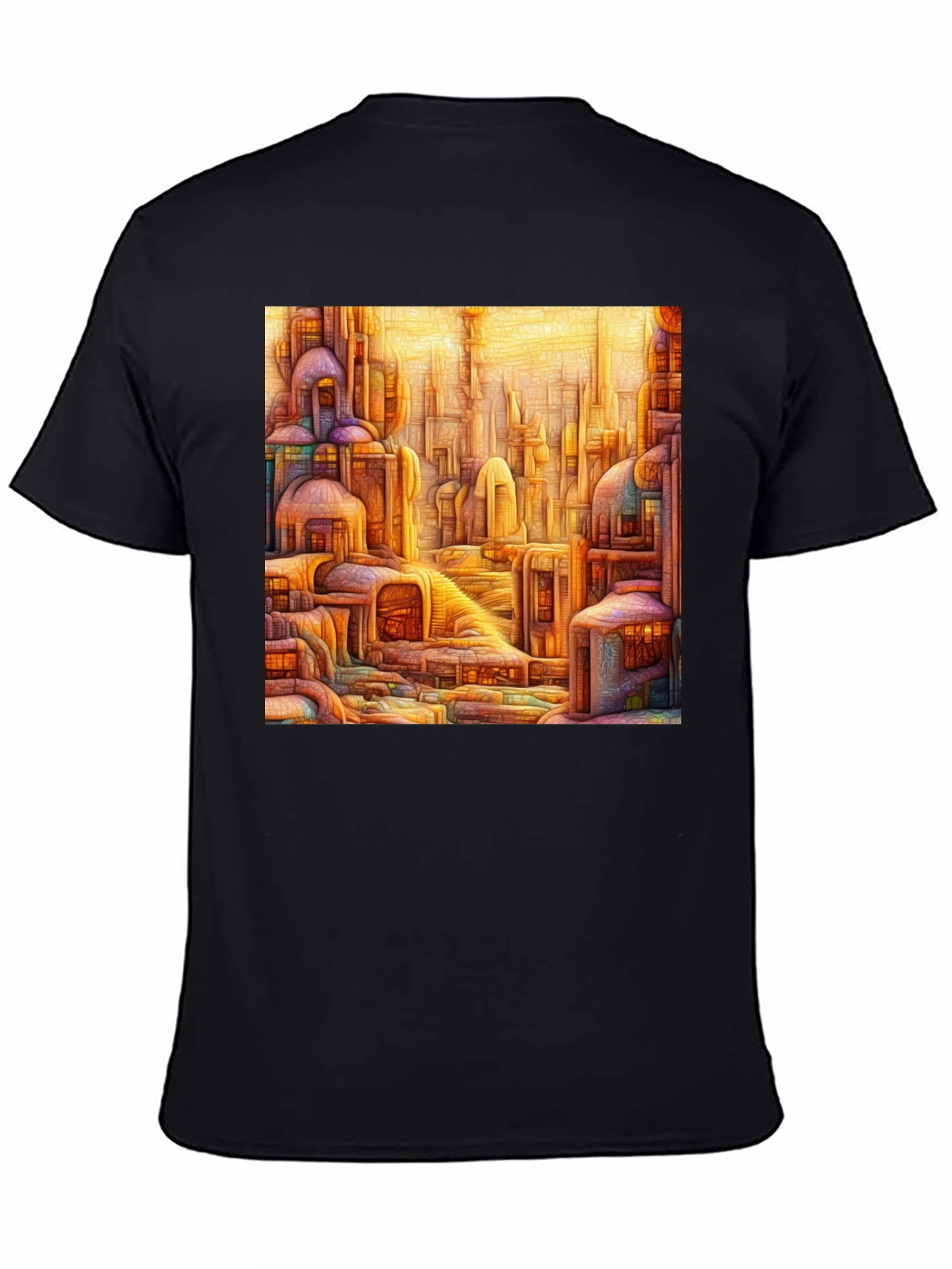 Abstract Cityscape Graphic Tee