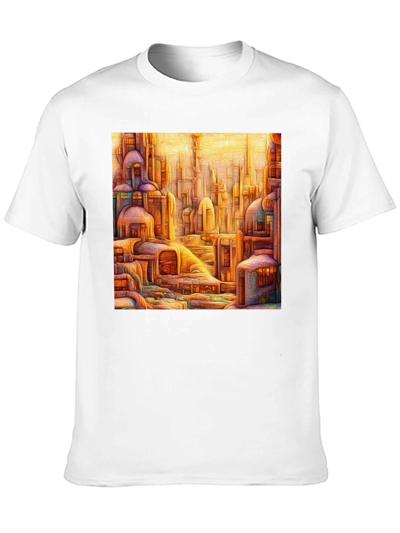Abstract Cityscape Graphic Tee