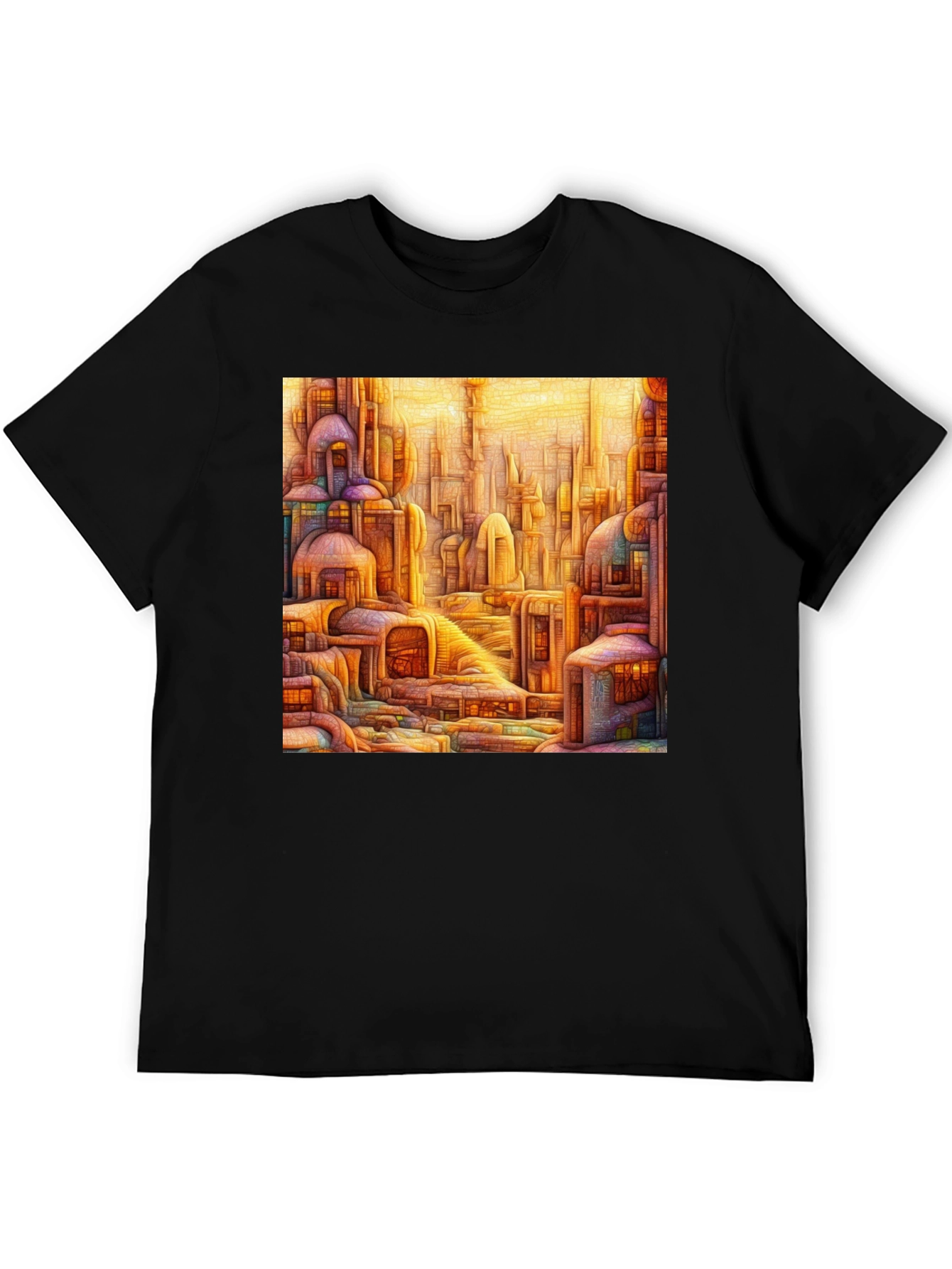 Abstract Cityscape Graphic Tee