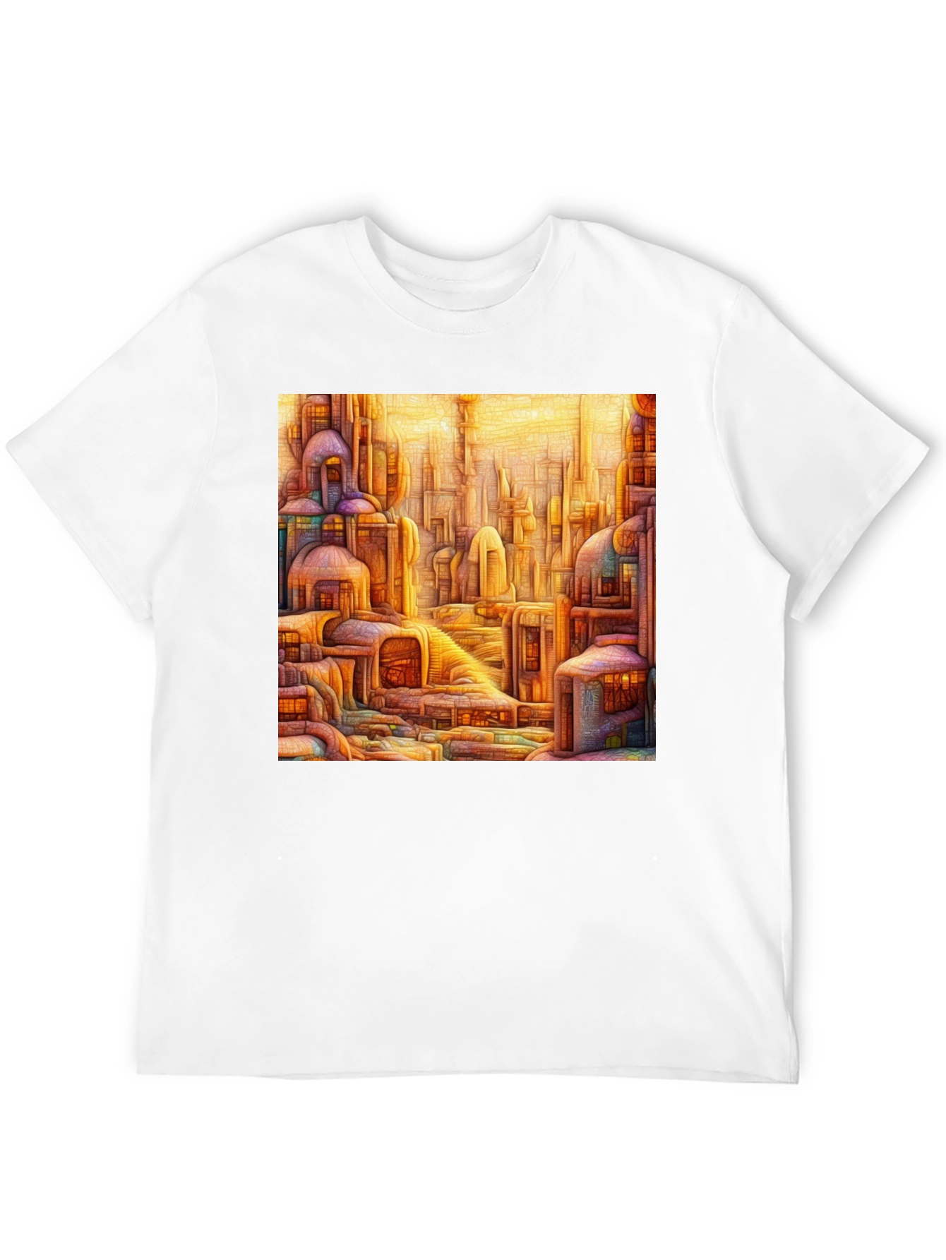 Abstract Cityscape Graphic Tee