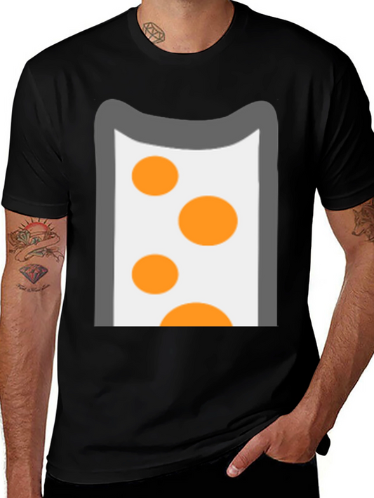 Fun Cartoon Style Graphic Print T-Shirt