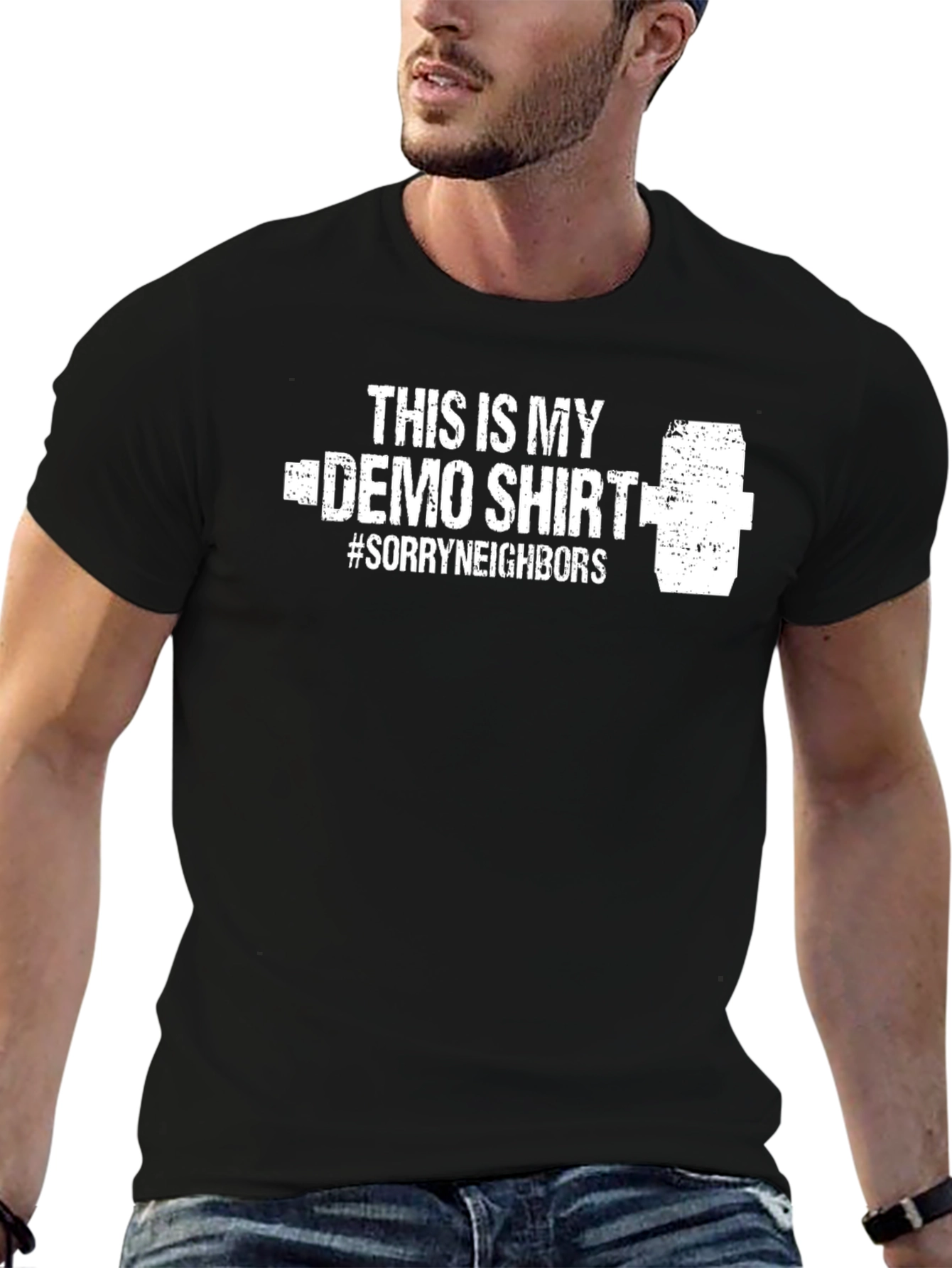 Demo Day T-Shirt: Sorry Neighbors Demolition Tee