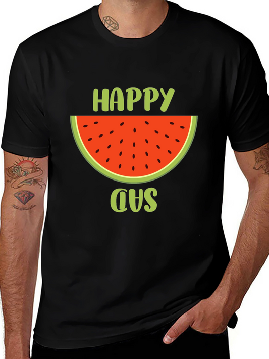 Happy Sad Watermelon Graphic Tee