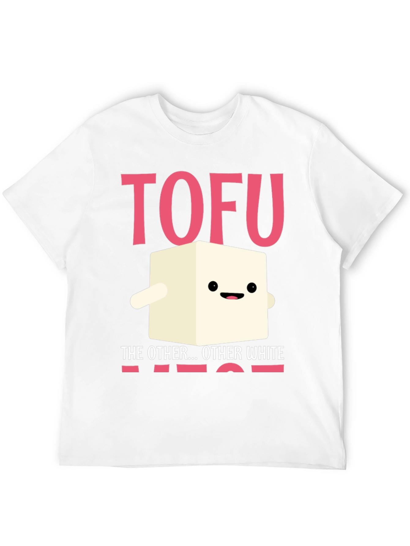 Tofu The Other White Meat Novelty Graphic T-Shirt