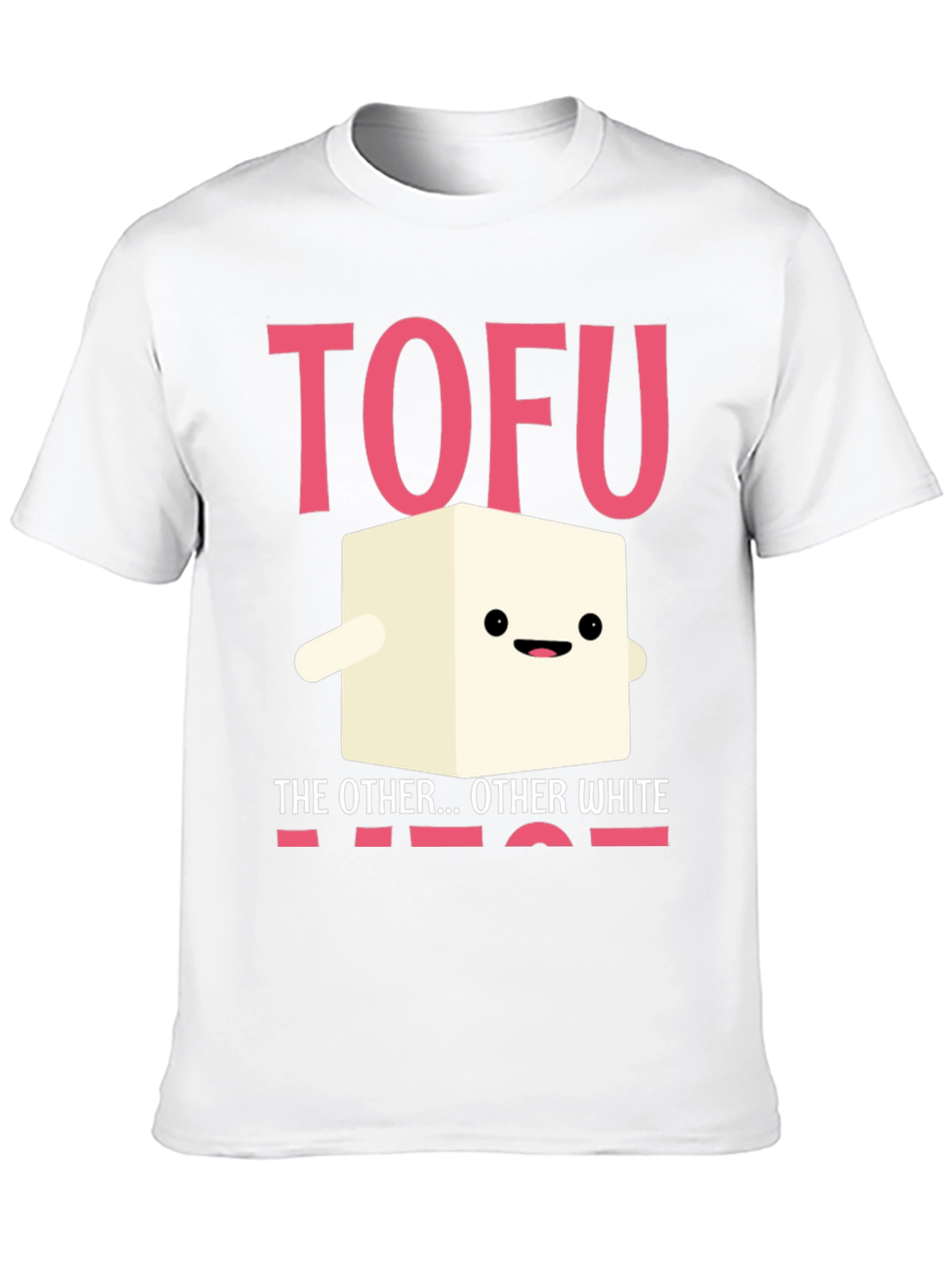 Tofu The Other White Meat Novelty Graphic T-Shirt